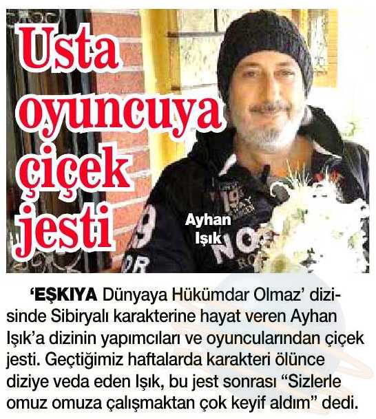 Ayhan Işık - HaberTürk Gazetesi Haberi 1
