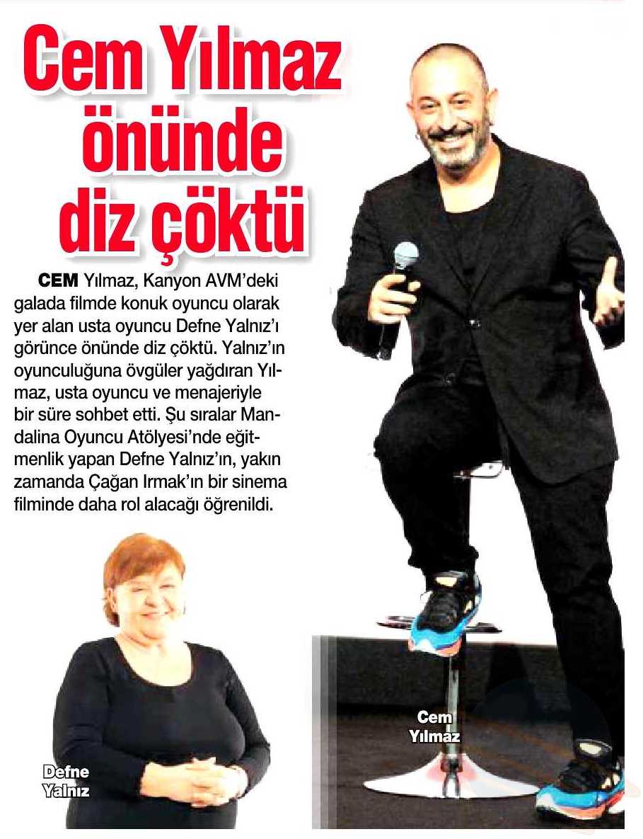 Defne Yalnız - HaberTürk Gazetesi Haberi