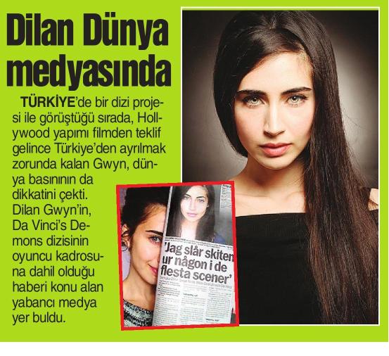 Dilan Gwyn - Güneş Gazetesi Haberi