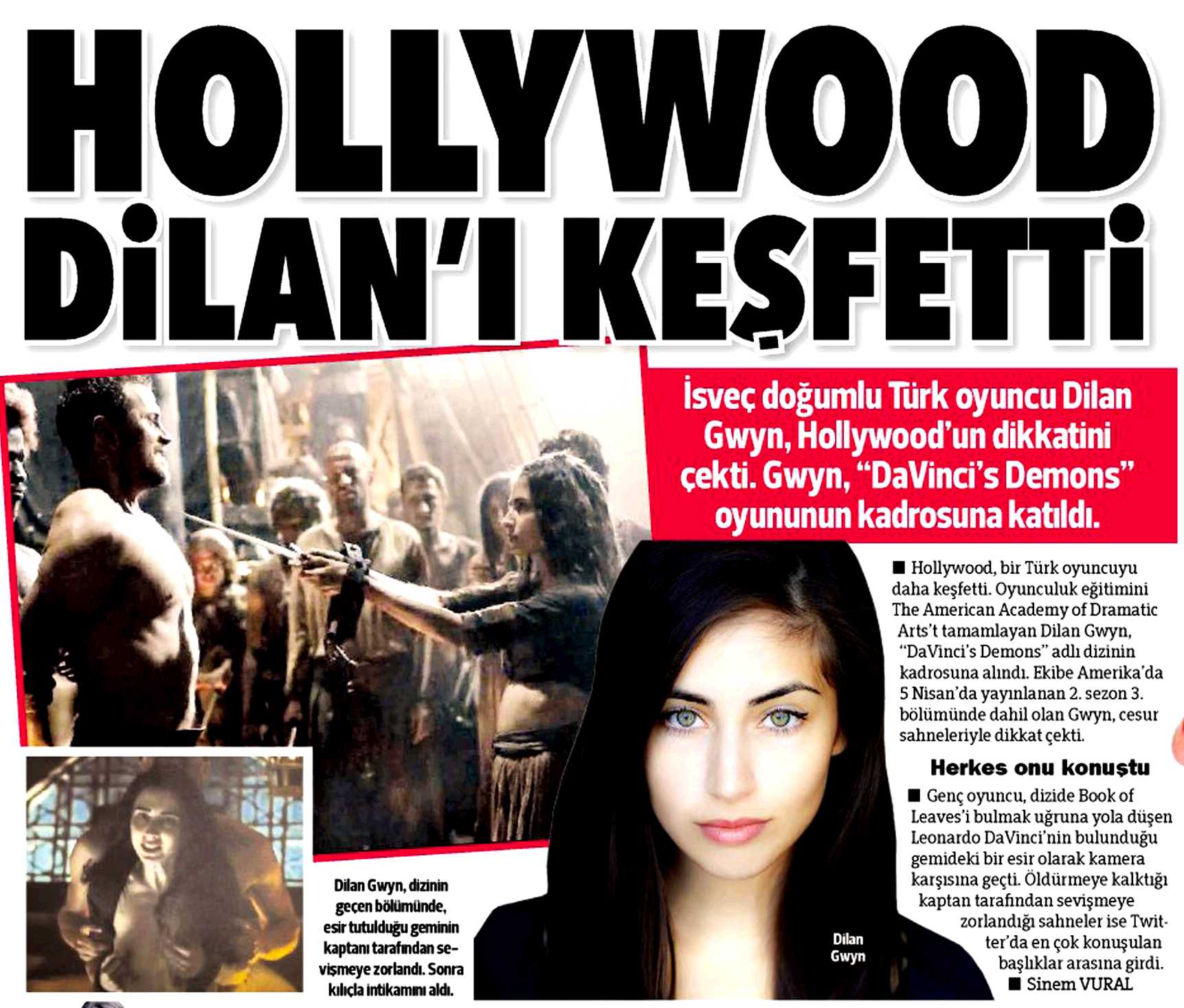 Dilan Gwyn - Hürriyet Kelebek Gazetesi Haberi