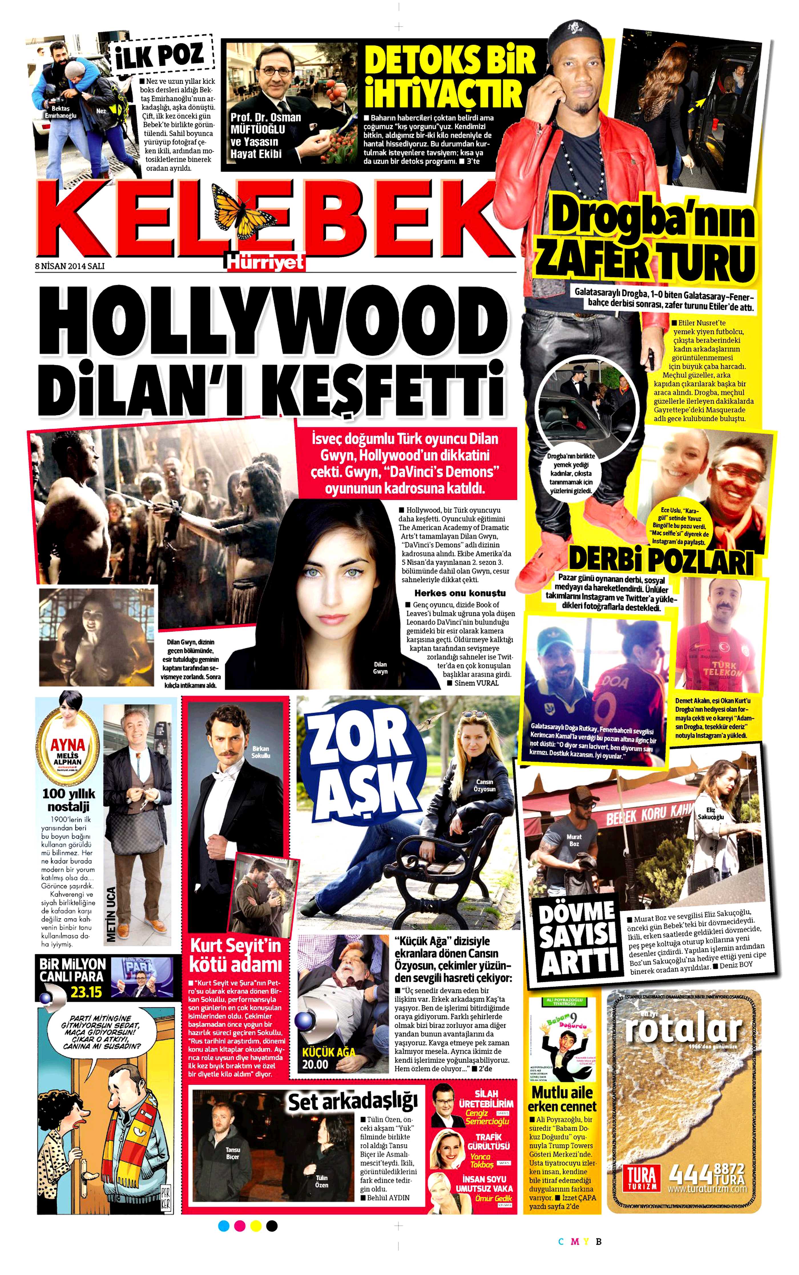 Dilan Gwyn - Hürriyet Kelebek Gazetesi Haberi 2
