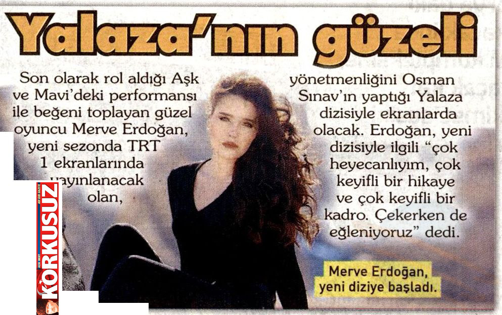 Merve Erdoğan - Korkusuz Gazetesi Haberi 1