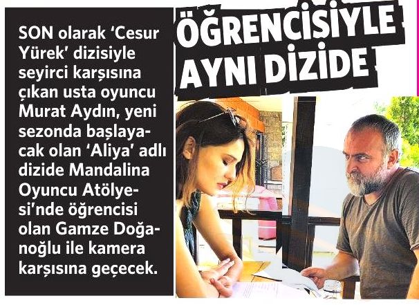 Murat Aydın ve Mandalina Oyunculuk Atölyesi - Vatan Makaron Haberi 1