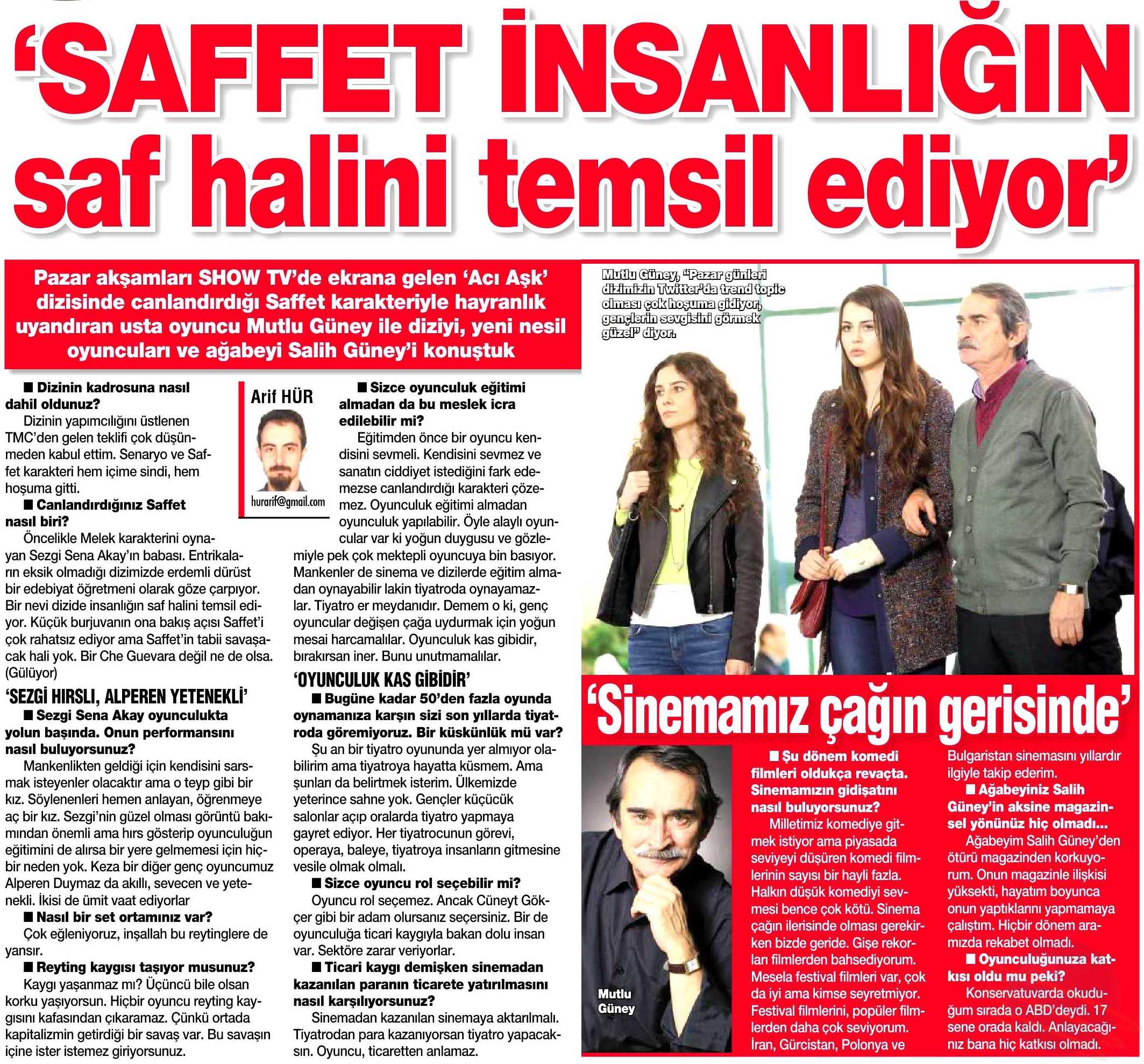 Mutlu Güney - HaberTürk Röportajı 1