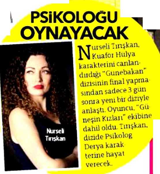 Nurseli Tırışkan - Hürriyet Gazetesi Haberi 1