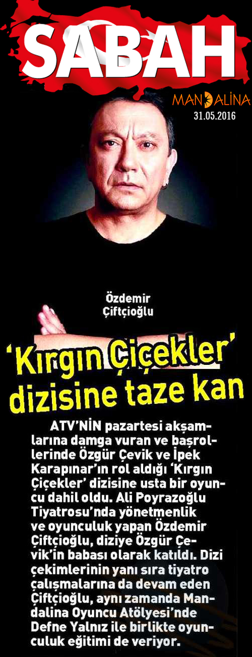 Özdemir Çiftçioğlu - Sabah Gazetesi Haberi 1