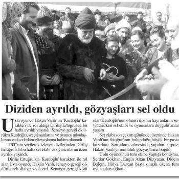 Hakan Vanlı - Yeni Şafak Gazetesi Haberi