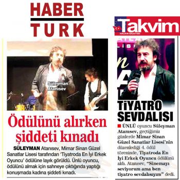 Süleyman Atanısev - HaberTürk ve Takvim Gazetesi Haberleri